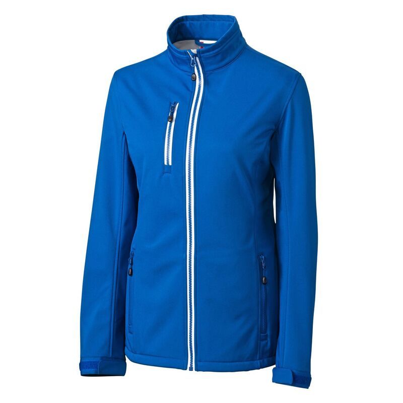 クリーク レディース アウター ジャケット・ブルゾン Clique Telemark Stretch Softshell Full Zip Womens Jacket Royal Blue ブルー