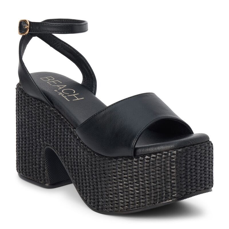 ビーチバイマティス レディース シューズ パンプス プラットフォーム サンダル Beach by Matisse Arden Womens Platform Sandals Black ブラック