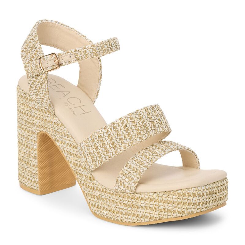ビーチバイマティス レディース シューズ パンプス プラットフォーム サンダル Beach by Matisse Alessia Womens Platform Sandals Beige ベージュ