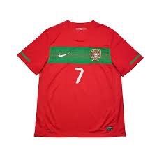 2010年南アフリカW杯時のポルトガル代表ホームレプリカユニフォーム クリスティアーノ・ロナウド（2010-2011年モデル）