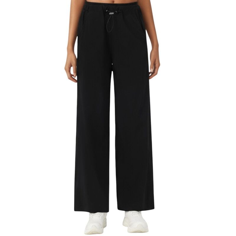 アンナカシ レディース ボトムス カジュアルパンツ リラックスフィット ワイドレッグ ハイウエスト スウェットパンツ AnnaKaci Womens High Waist Wide Leg Sweat