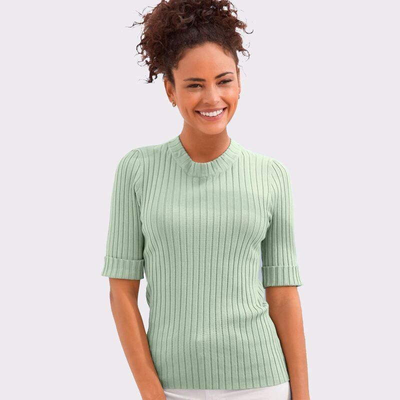 ラスカーナ レディース アウター ニット・セーター Lascana Womens Pearl Detail Sweater Mint ミント