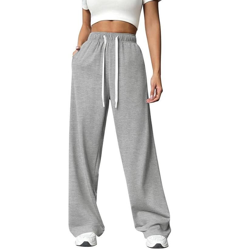 マキシスマーチ レディース ボトムス カジュアルパンツ ワイドレッグ ハイウエスト Maxxis Merch Womens High Waist Wide Leg Sports Pants Loose