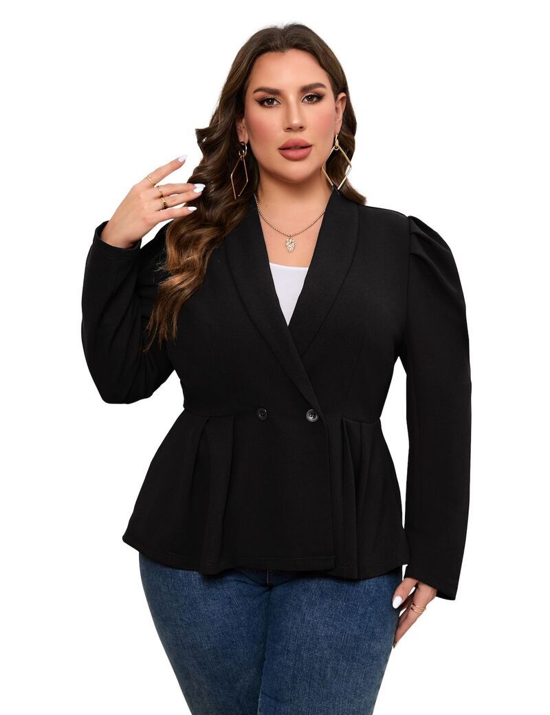 マキシスマーチ レディース アウター ジャケット・ブルゾン プラスサイズ ブレザー Maxxis Merch Womens Plusize Blazers Business Casual Blazer