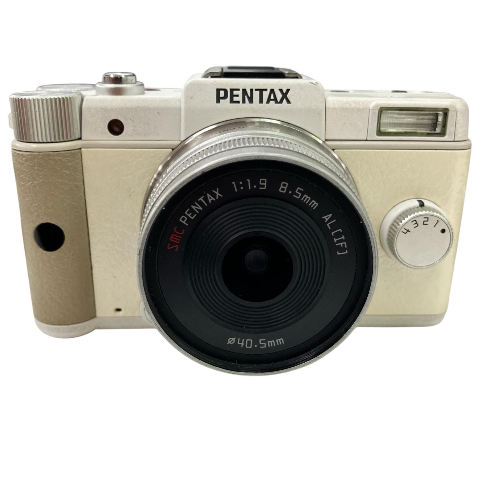 186000 動作未確認 PENTAX ペンタックス コンパクトデジタルカメラ Q ホワイト