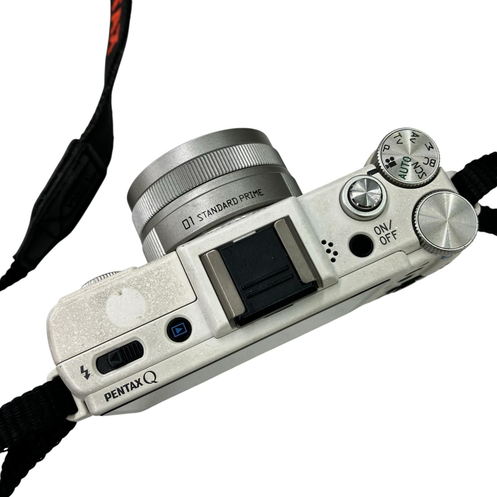 186000 動作未確認 PENTAX ペンタックス コンパクトデジタルカメラ Q ホワイト