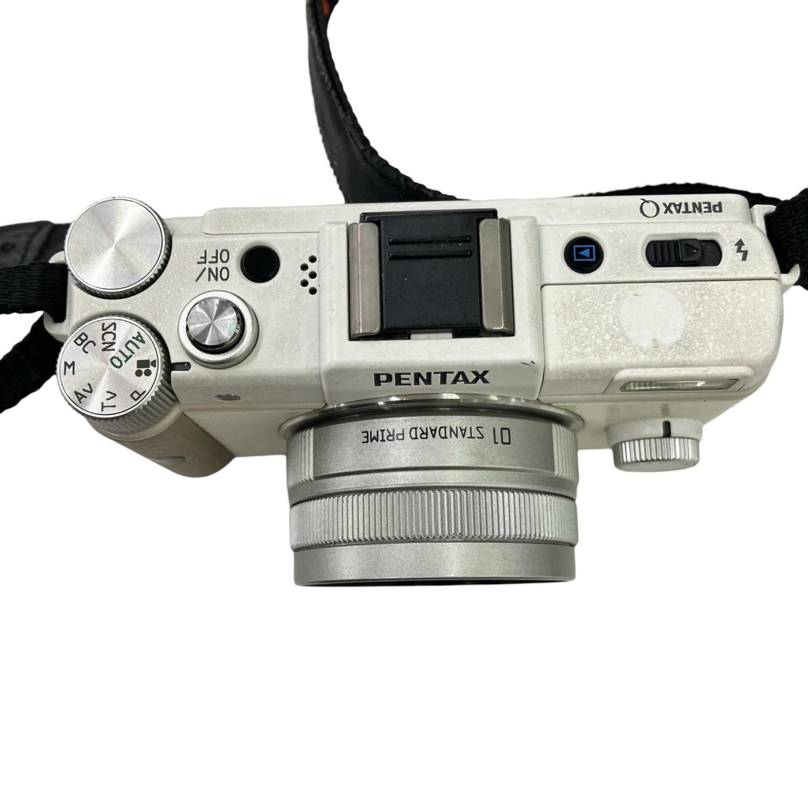 186000 動作未確認 PENTAX ペンタックス コンパクトデジタルカメラ Q ホワイト