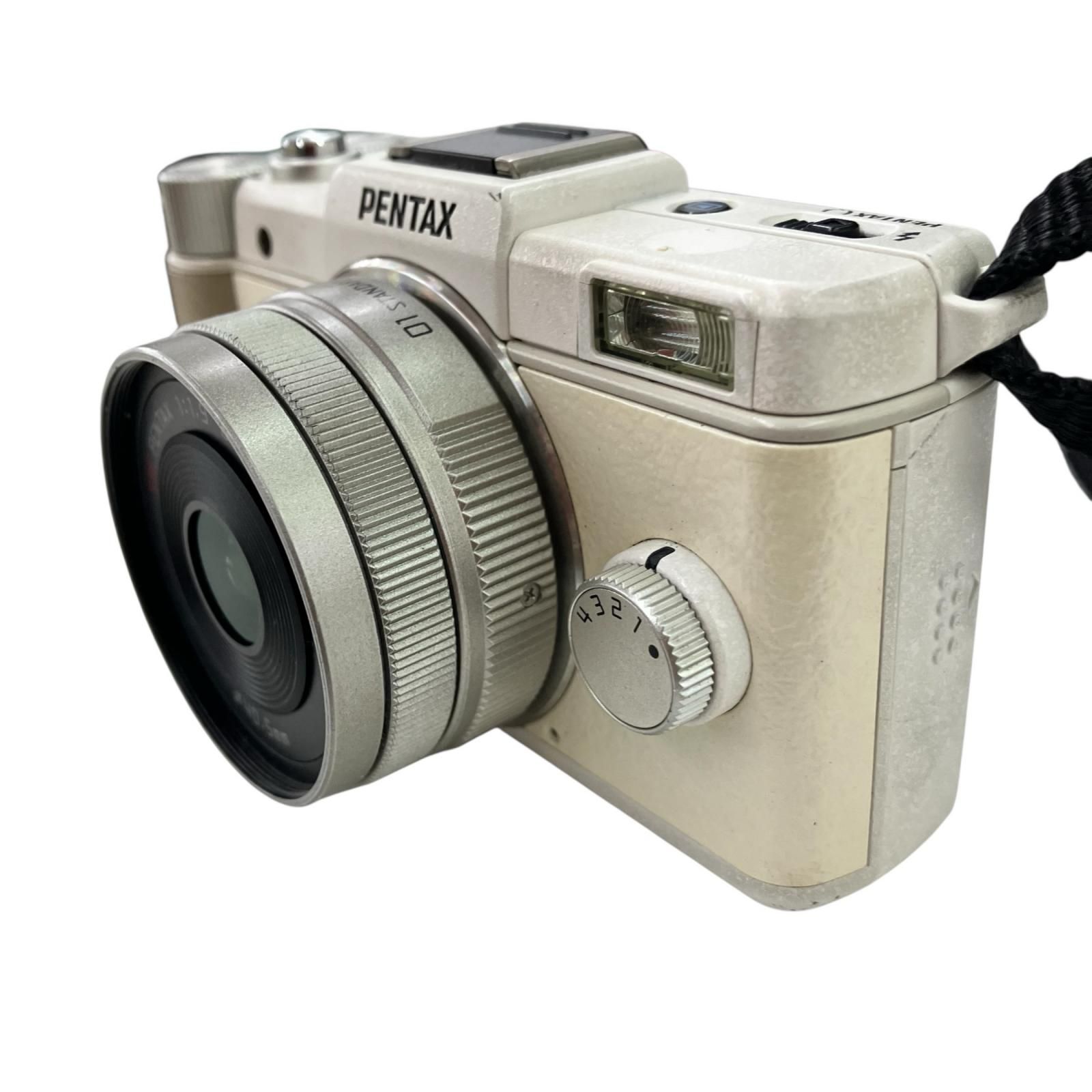 186000 動作未確認 PENTAX ペンタックス コンパクトデジタルカメラ Q ホワイト