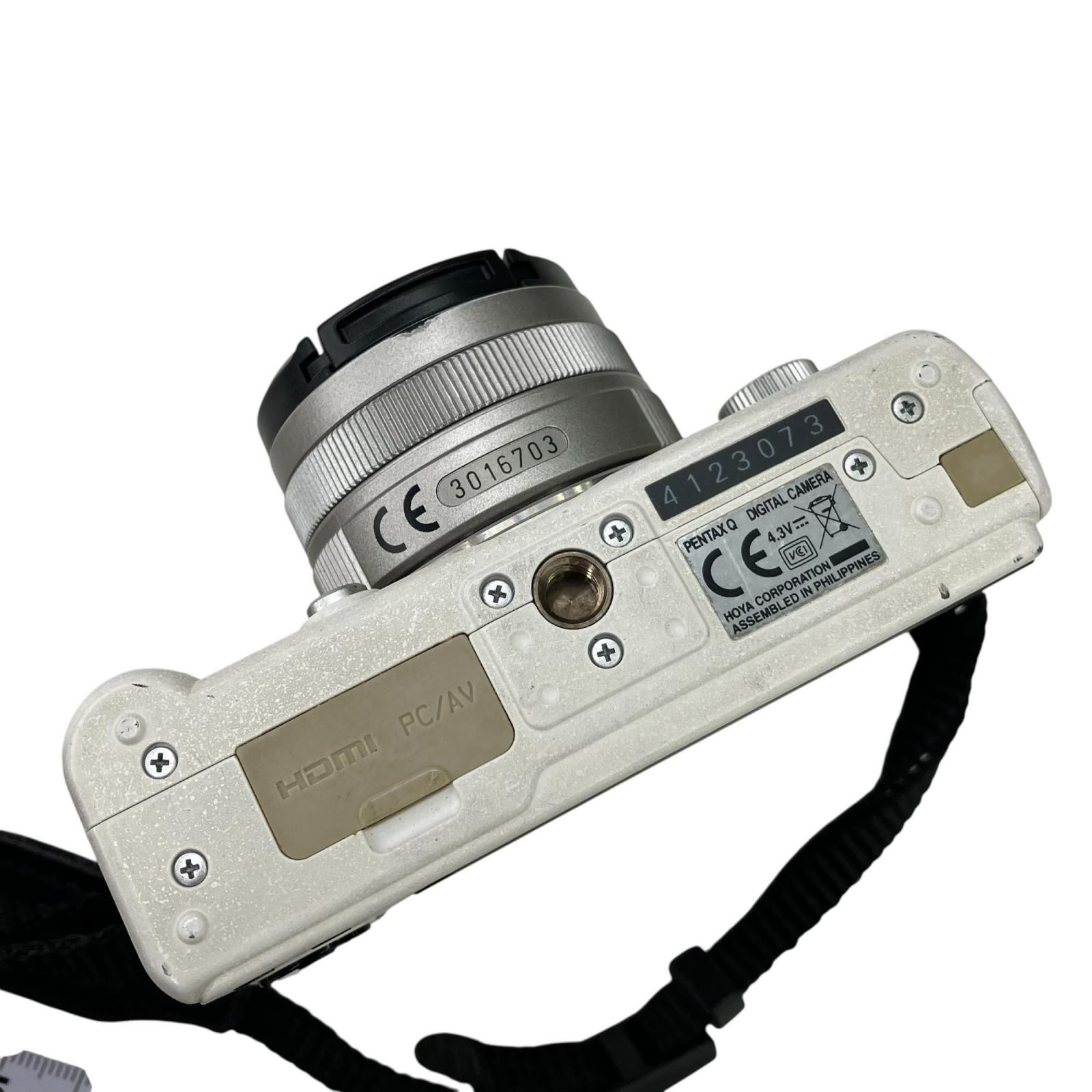 186000 動作未確認 PENTAX ペンタックス コンパクトデジタルカメラ Q ホワイト
