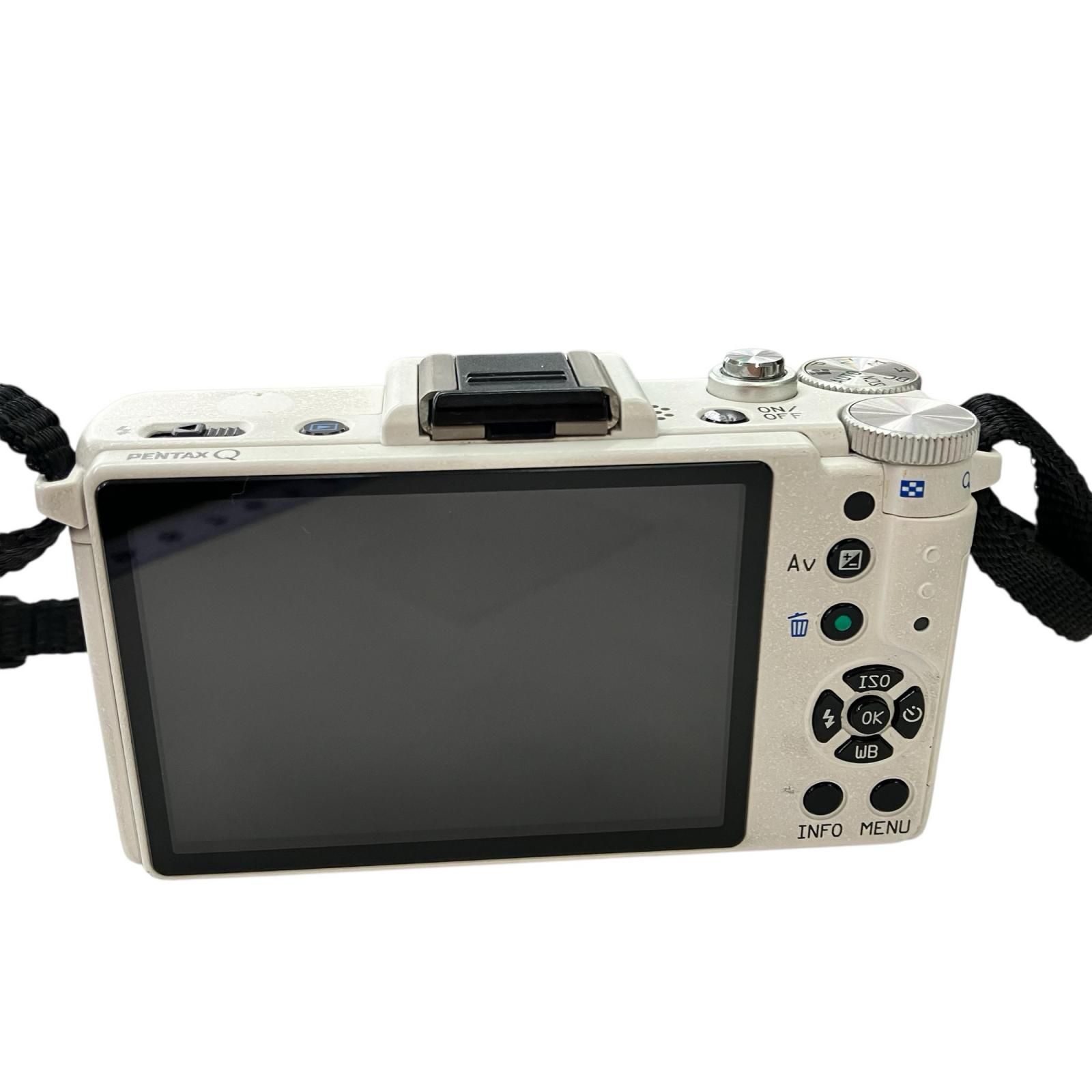 186000 動作未確認 PENTAX ペンタックス コンパクトデジタルカメラ Q ホワイト