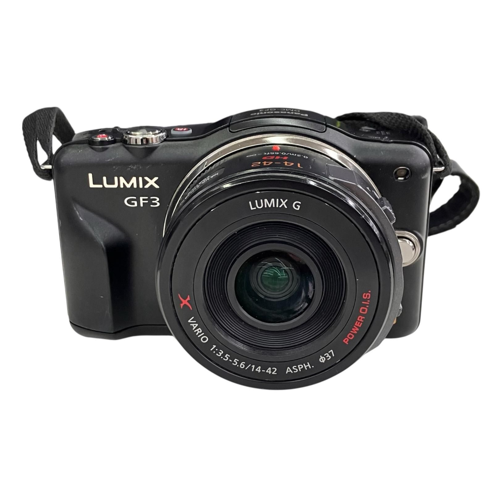 カメラ LUMIX GF3X ブラック 14-42mmレンズ付き