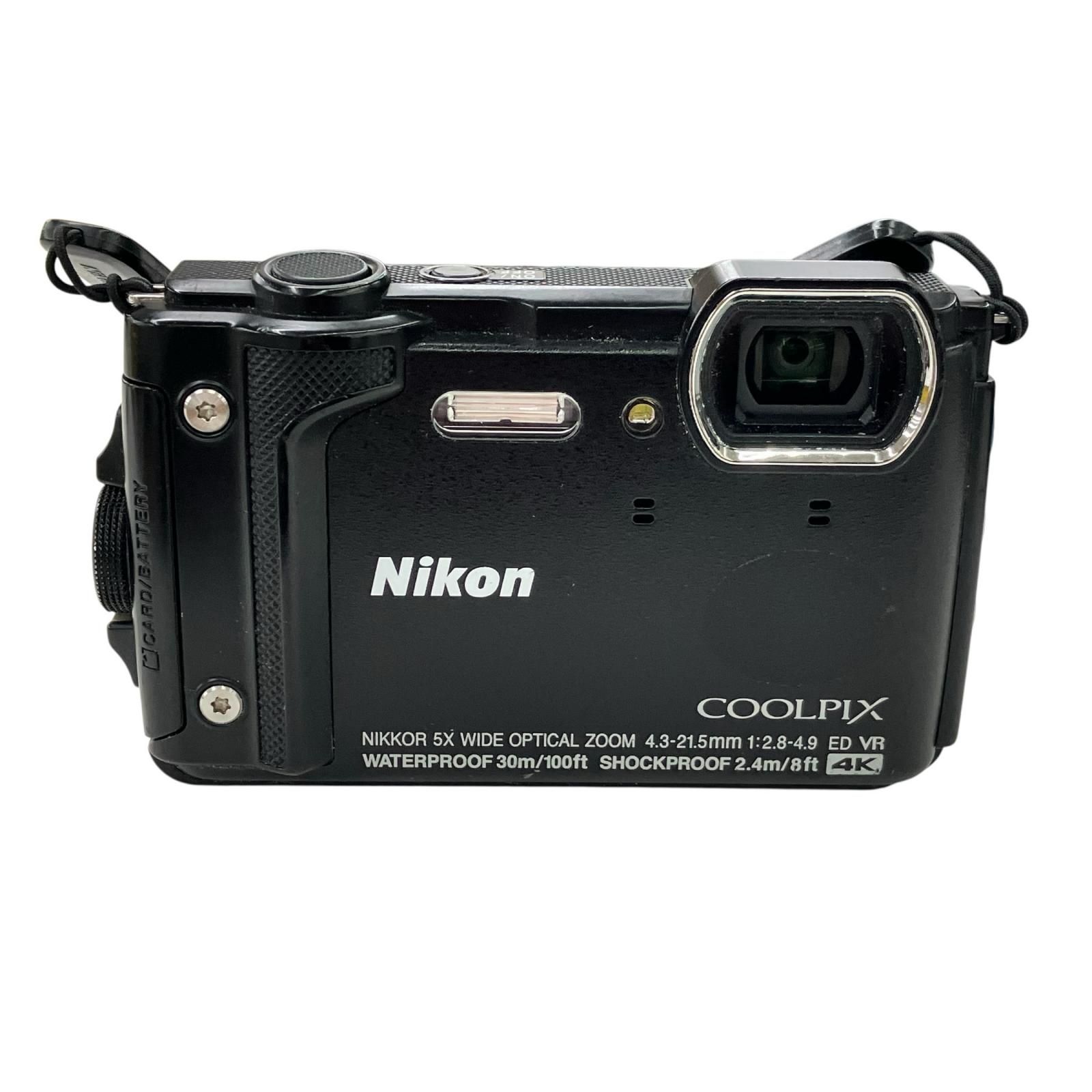 186000 動作未確認 Nikon ニコン 現状品 COOLPIX 防水コンパクトデジタルカメラ W300 ブラック