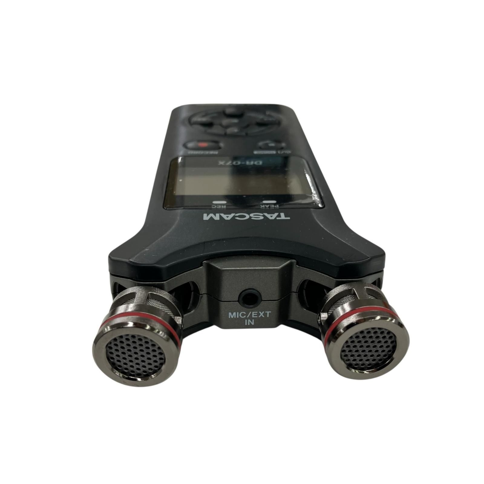 186000 動作確認済み TASCAM タスカム PCMレコーダー DR-07X ブラック