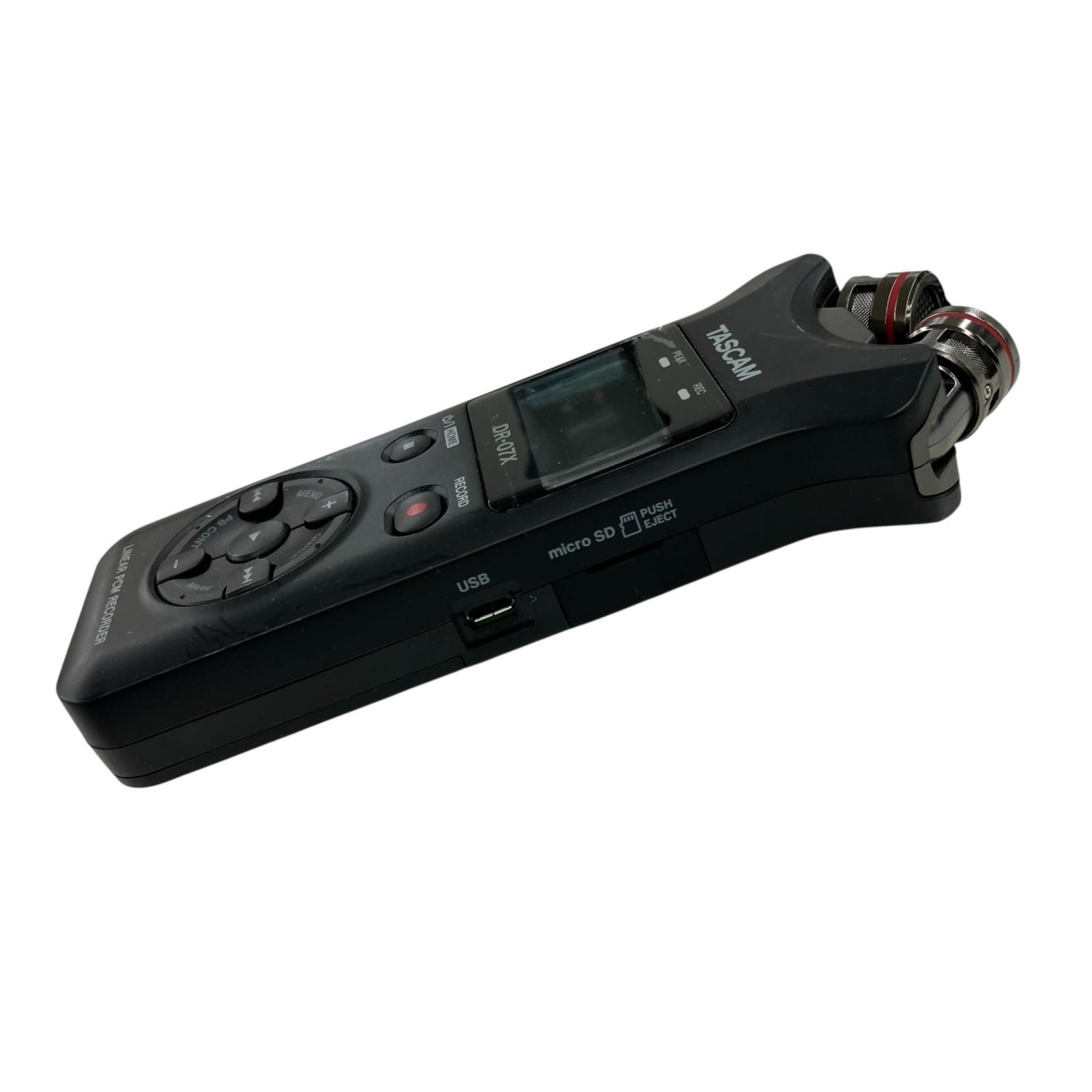 186000 動作確認済み TASCAM タスカム PCMレコーダー DR-07X ブラック
