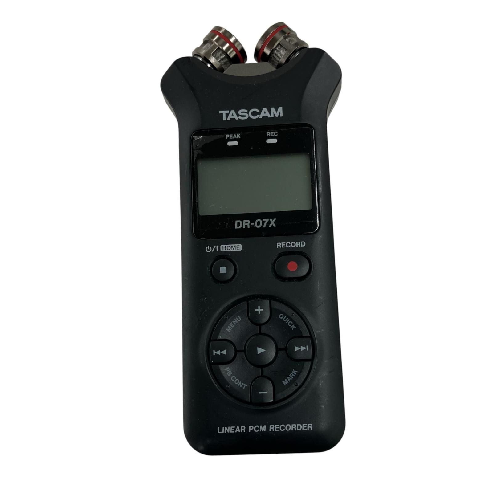 186000 動作確認済み TASCAM タスカム PCMレコーダー DR-07X ブラック