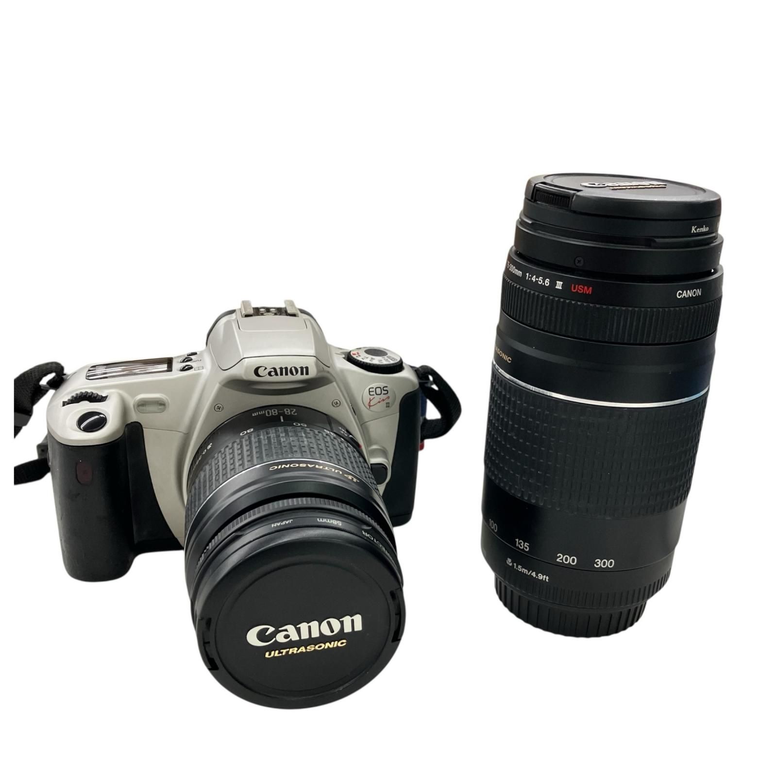 【動作確認済】 Canon EOS Kiss Ⅲ G0423-196-9p 186000 動作未確認 canon キャノン 現状品 EOS Kiss III フィルム