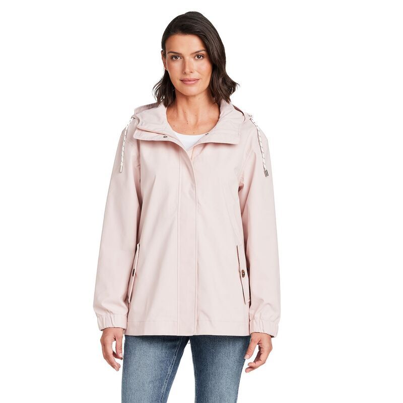 ウェザーキャスト レディース アウター ジャケット・ブルゾン Womens Weathercast Hooded Rain Jacket Soft Blush ブラッシュ