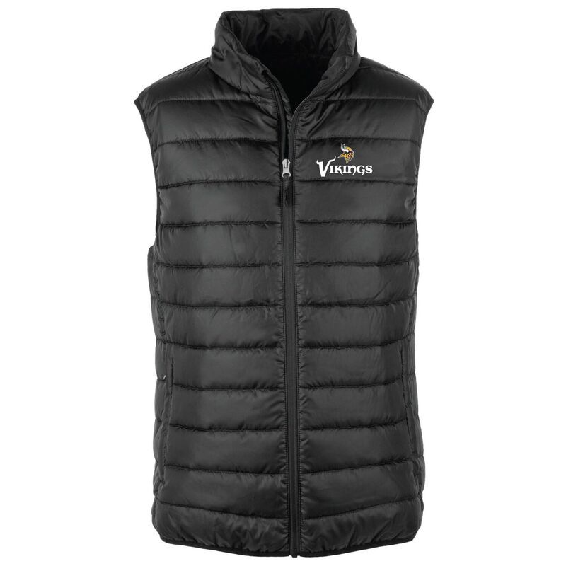 ダンブルック レディース アウター ジャケット・ブルゾン ベスト Mens Dunbrooke Black Minnesota Vikings Alberta FullZipuffer Vest Mv