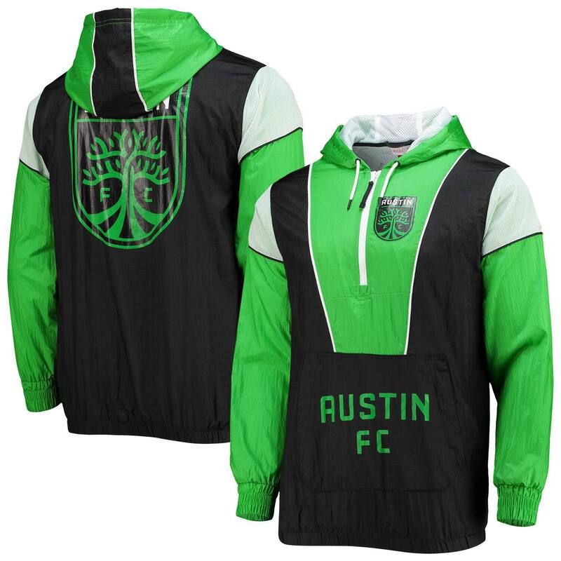 アンブランデッド レディース アウター ジャケット・ブルゾン パーカー Unbranded Mens Mitchell Ness Black Austin FC Highlight Reel Half