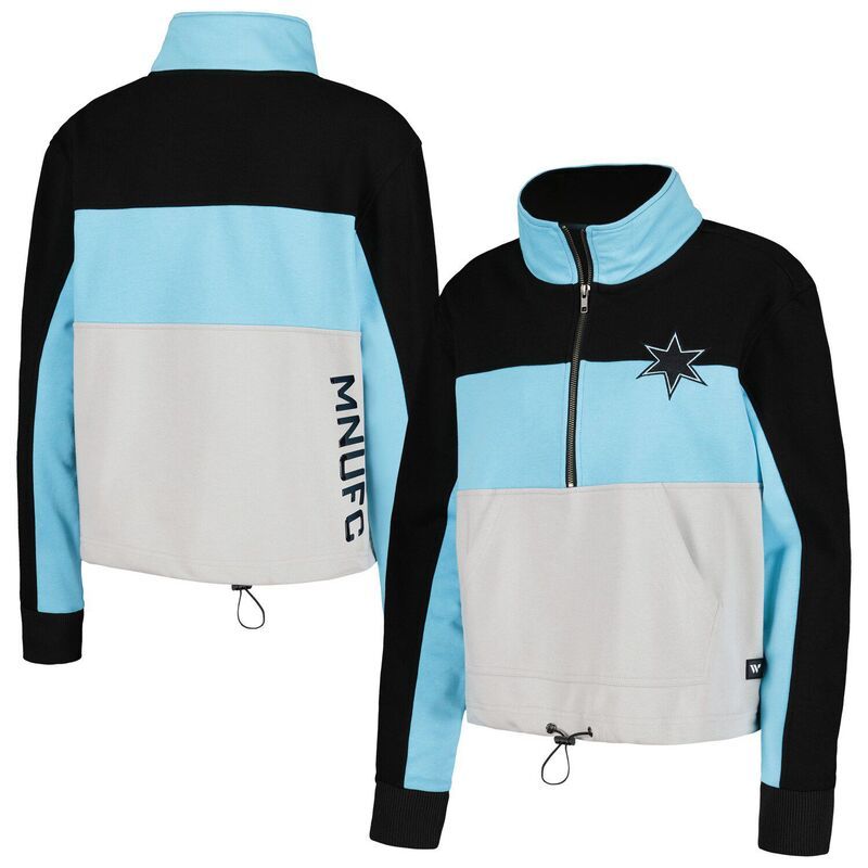 アンブランデッド レディース アウター ジャケット・ブルゾン フリース Unbranded Womens The Wild Collective Blue Minnesota United FC Fl