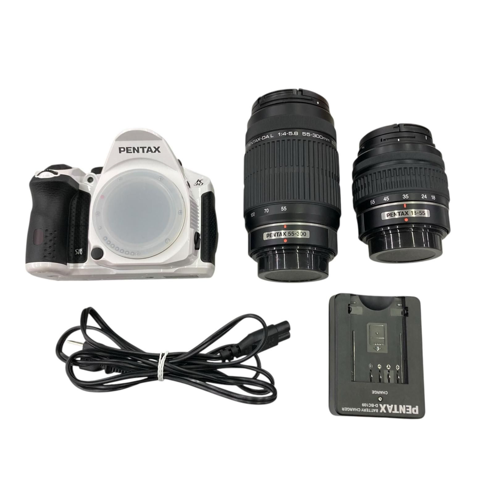 186000 動作確認済み PENTAX ペンタックス K-30 デジタル一眼レフカメラ ホワイト