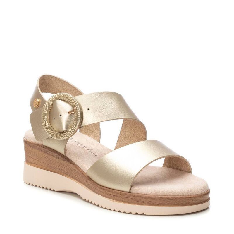 キシタイ レディース シューズ サンダル Womens Wedge Sandals By XTI 143944 Gold ゴールド