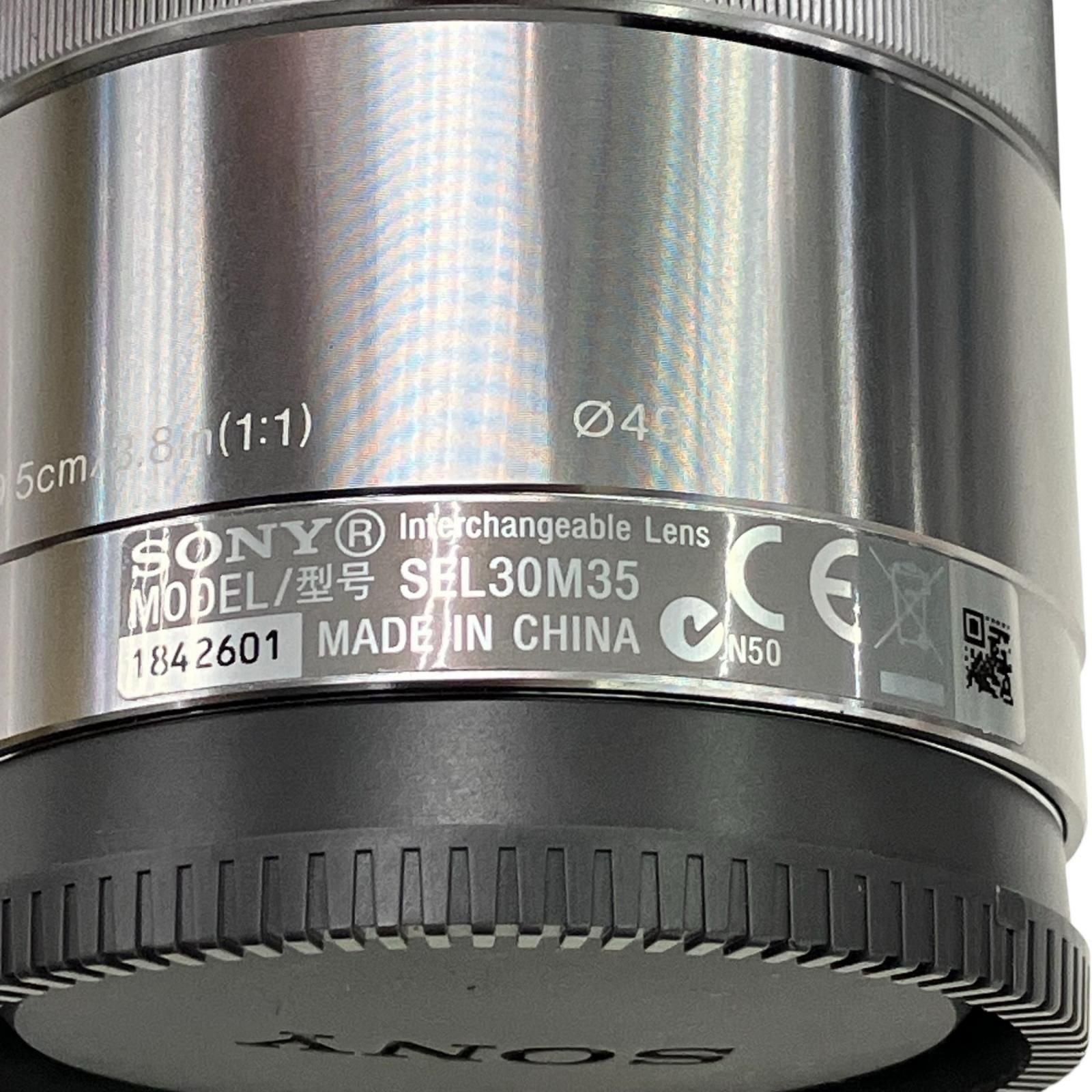 186000 現状品 SONY ソニー 単焦点レンズ E 30mm F3.5 Macro SEL30M35