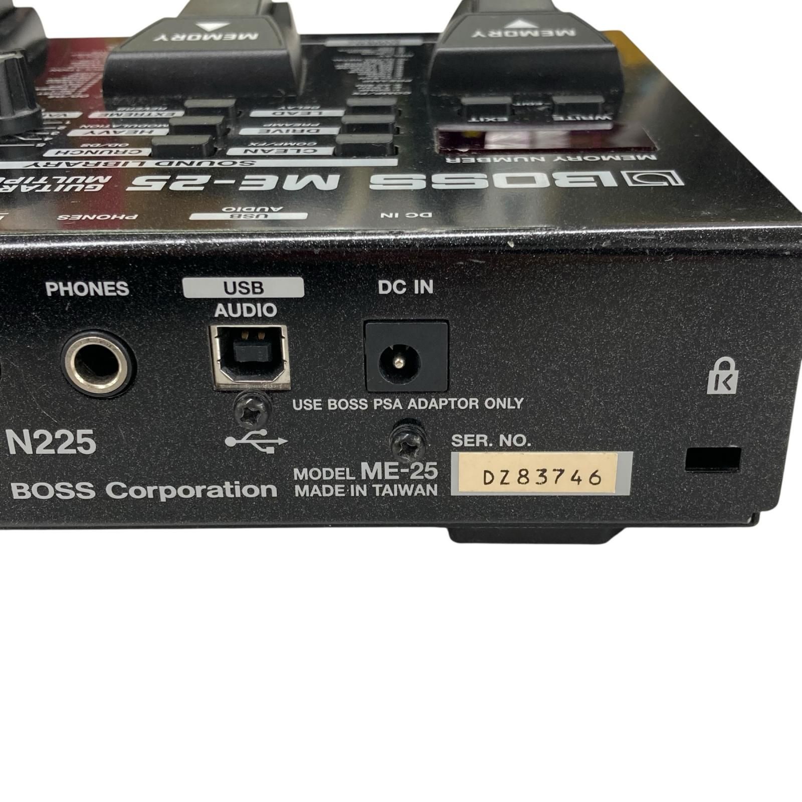186000 動作未確認 BOSS ボス マルチエフェクター ME-25 - メルカリ