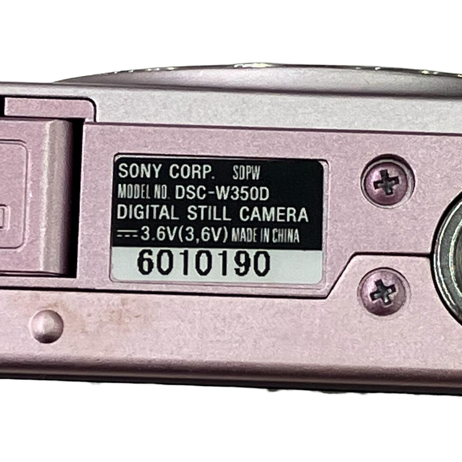 186000 動作未確認 SONY ソニー 現状品 Cyber-shot コンパクトデジタルカメラ DSC-W350D ピンク 186000 動作未確認 SONY ソニー 現状品 Cyber-shot コンパクトデジタルカメラ DSC-W350D ピンク