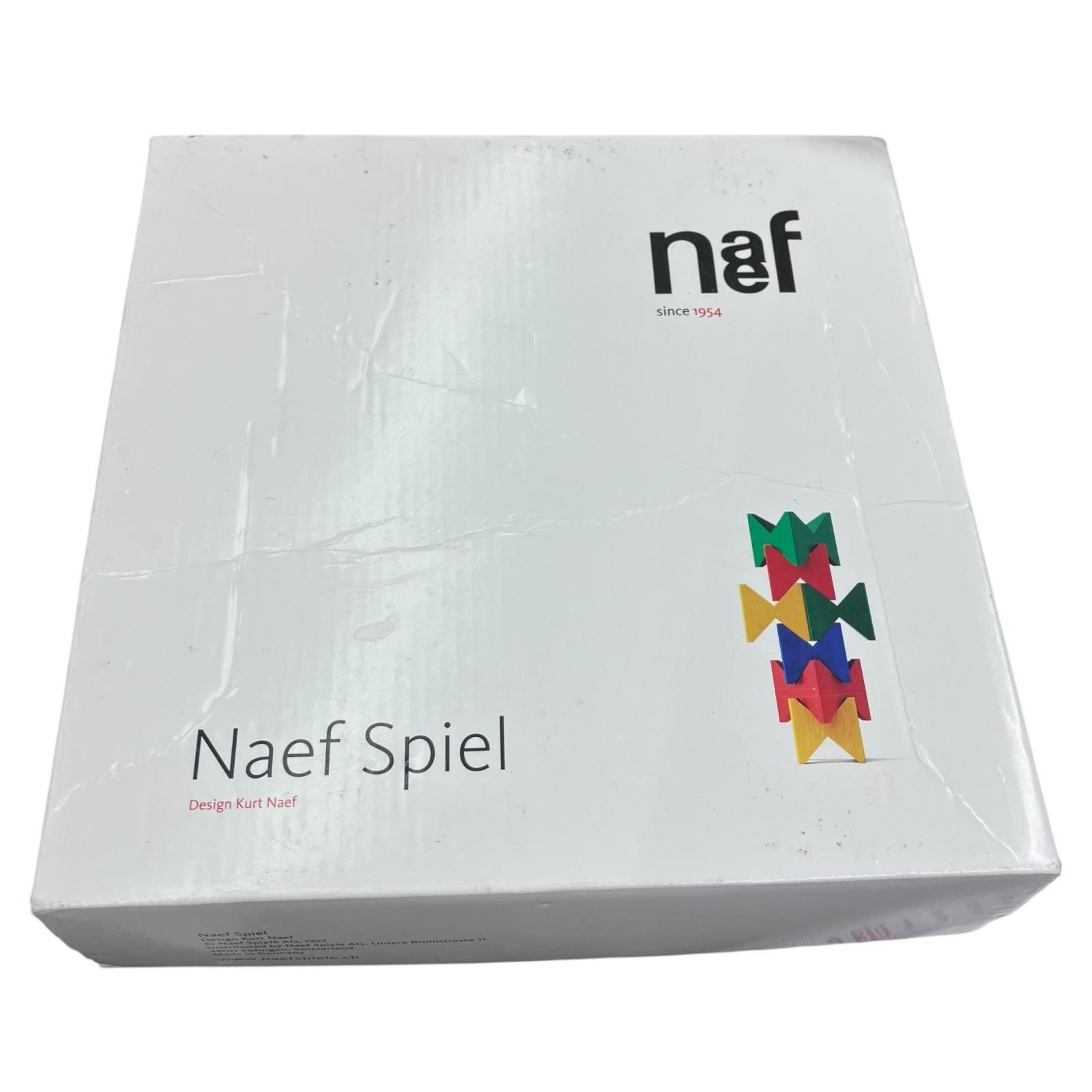 186000 現状品 Naef Spiel ネフスピール ピラミッド型ブロック 知育