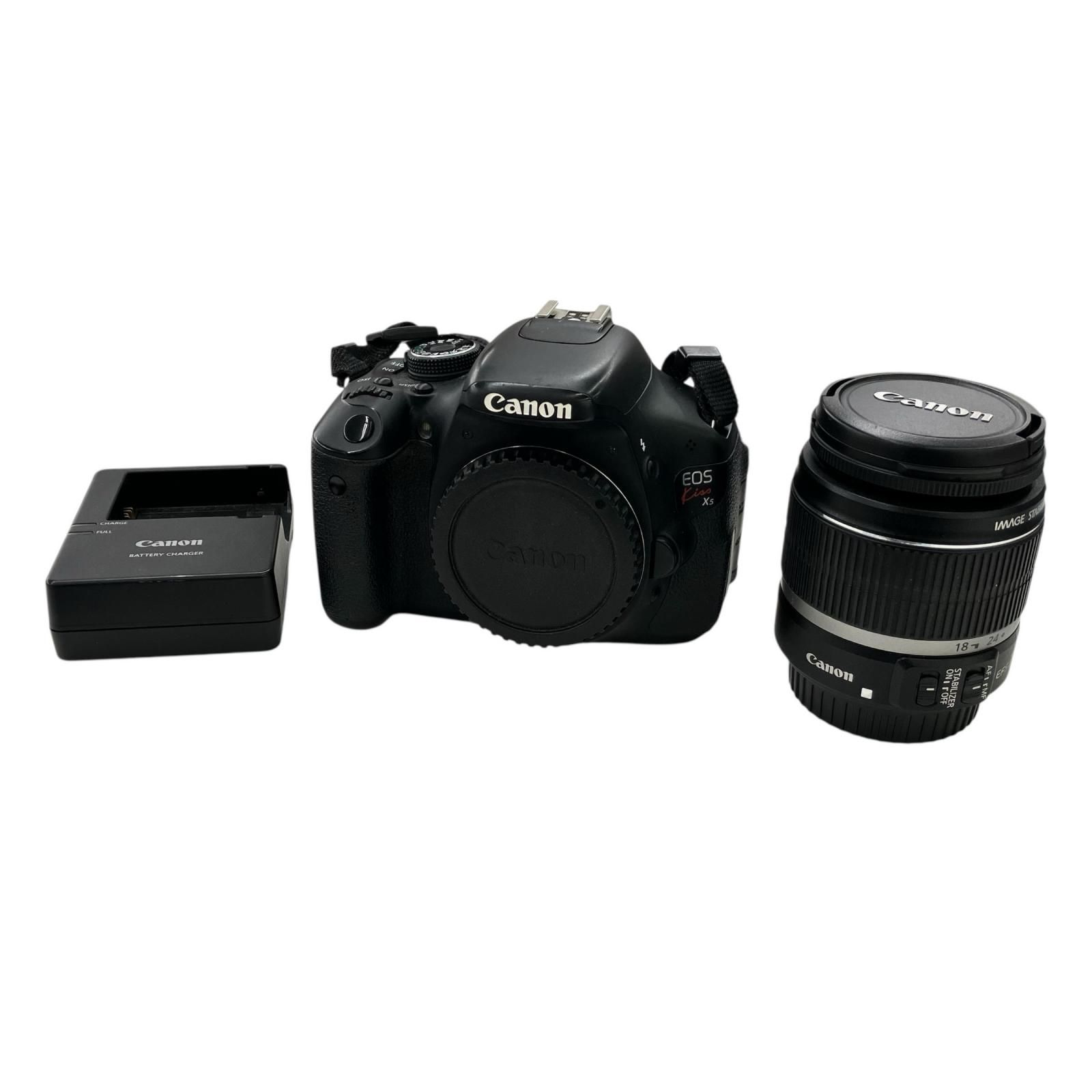 186000 動作確認済み canon キャノン 現状品 EOS kiss X5 一眼レフ