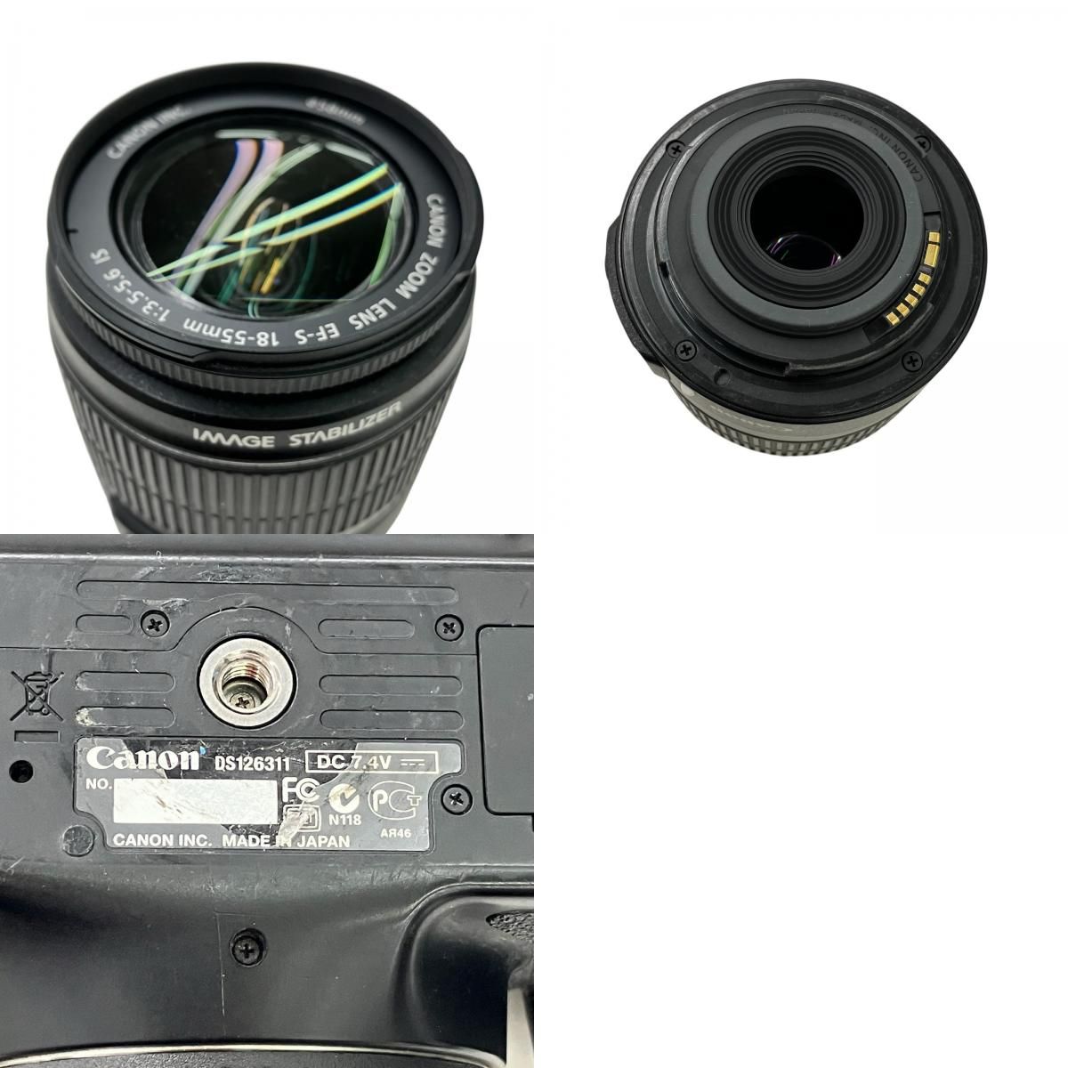 186000 動作確認済み canon キャノン 現状品 EOS kiss X5 一眼レフ