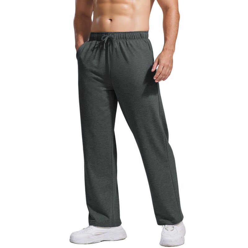 ピンスパーク レディース ボトムス カジュアルパンツ スウェットパンツ コットン Pinspark Mens Lightweight Cotton Sweatpants Baggy Open Bott