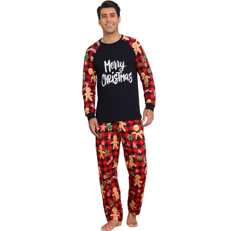 インスパイア シック レディース アンダーウェア ナイトウェア パンツ Tシャツ INSPIRE CHIC Mens Christmasleepwear Long Sleeve Tee with Pa 10,636円