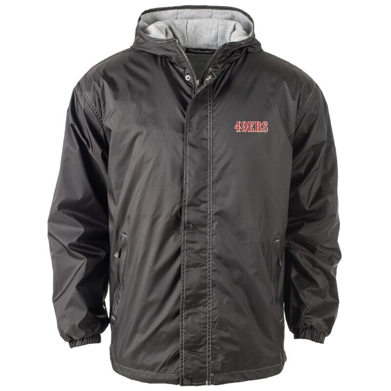 ダンブルック レディース アウター ジャケット・ブルゾン Mens Dunbrooke Black San Francisco 49ers Legacy Stadium FullZip Jacket