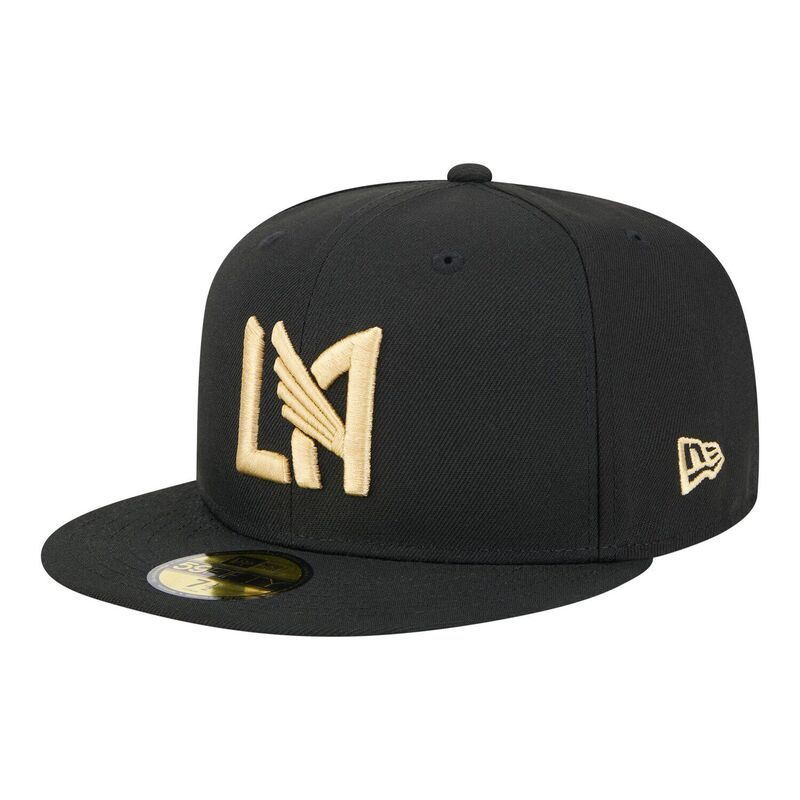 ニューエラ レディース アクセサリー 帽子 Mens New Era Black LAFC Kickoff 59FIFTY Fitted Hat Lfc Black ブラック