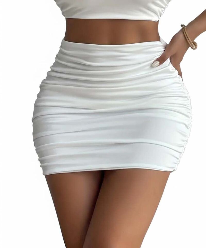 クリアラブ レディース ボトムスカート カットアウト ミニ ワンショルダー Clearlove Womens OneShoulder CutOut Bodycon Mini Skirt Summer 9,840円