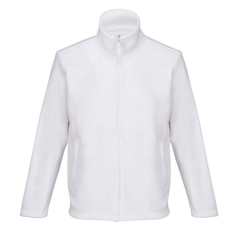 ソルズ レディース アウター ジャケット・ブルゾン フリース SOLS Unisex Adult Microfleece Jacket White ホワイト