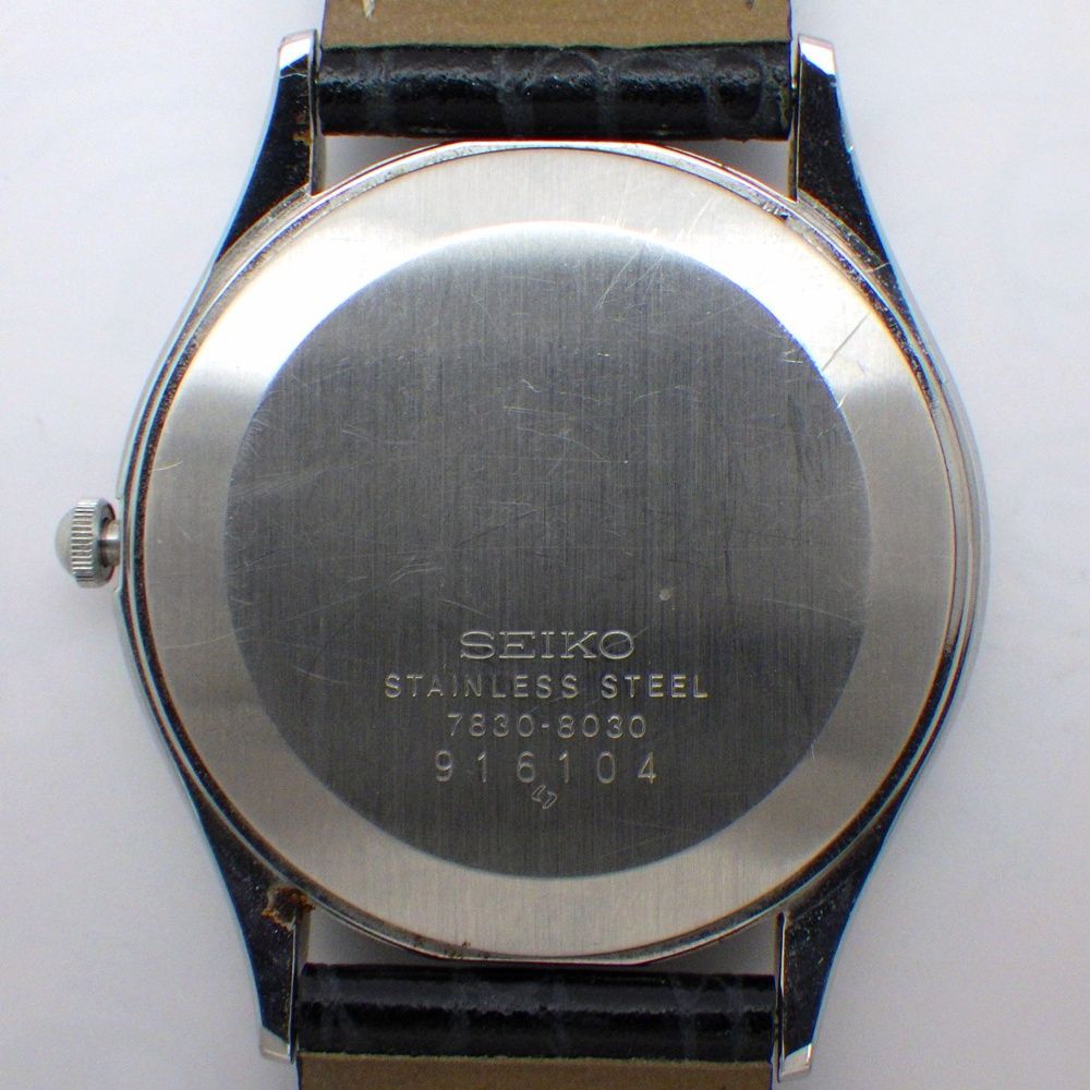 SEIKO セイコー シャリオ 7830-8030 腕時計 クォーツ 稼働品 メンズ