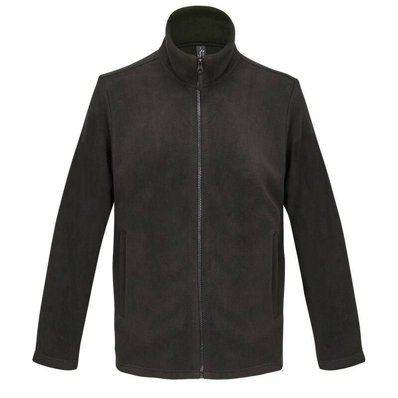 ソルズ レディース アウター ジャケット・ブルゾン フリース SOLS Unisex Adult Microfleece Jacket Black ブラック