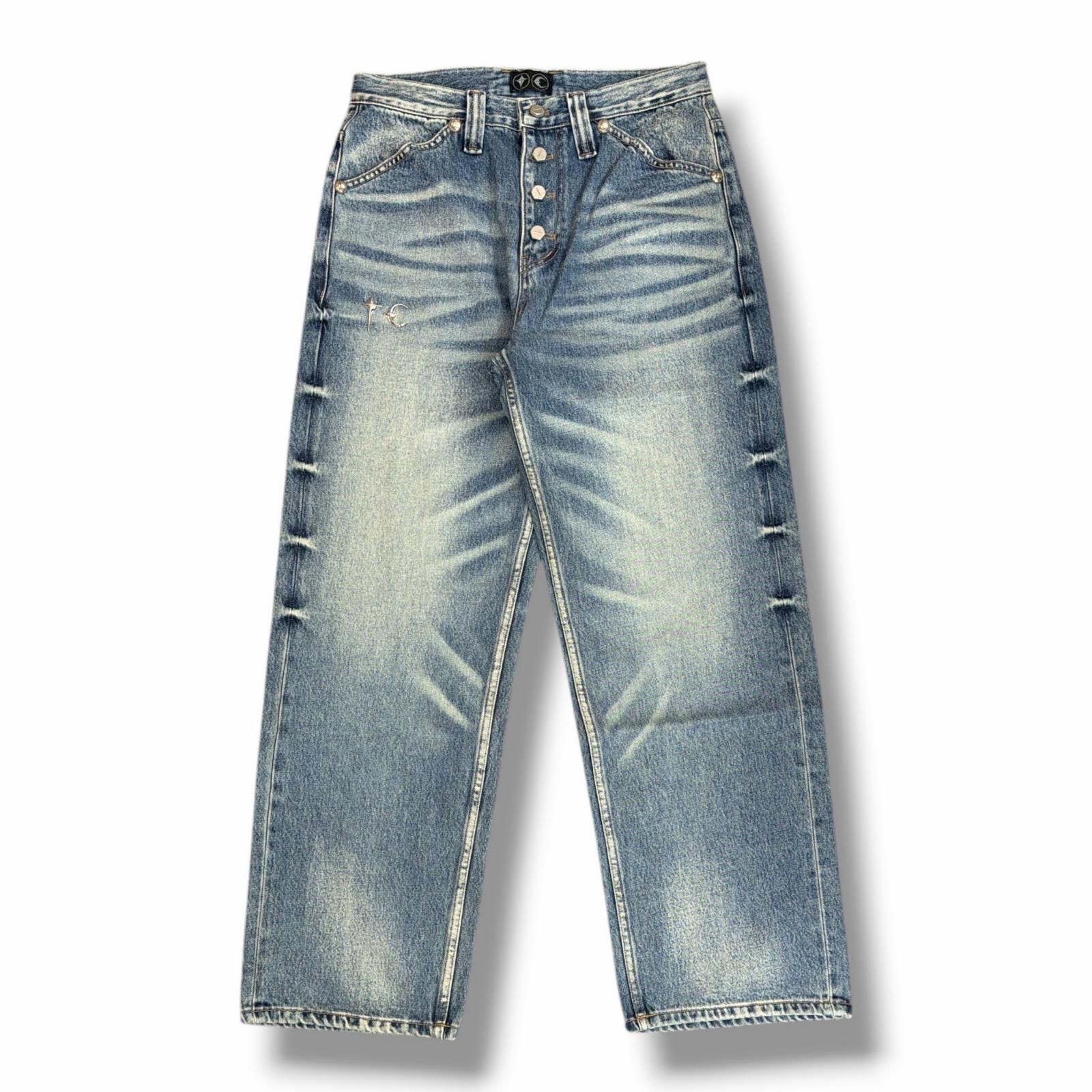 参考上代103400円 未使用 THUG CLUB 24AW SHOT GUN Pants ショットガンパンツ デニムジーンズ サグクラブ TC24PT33 インディゴ 2 （17868M）
