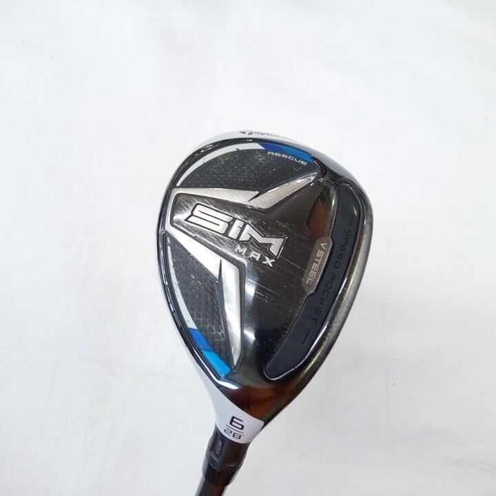 テーラーメイド　SIM MAX　28度　TENSEI BLUE TM60　Sフレックス　ユーティリティ　中古　ゴルフドゥ！高知店【最短即日発送】