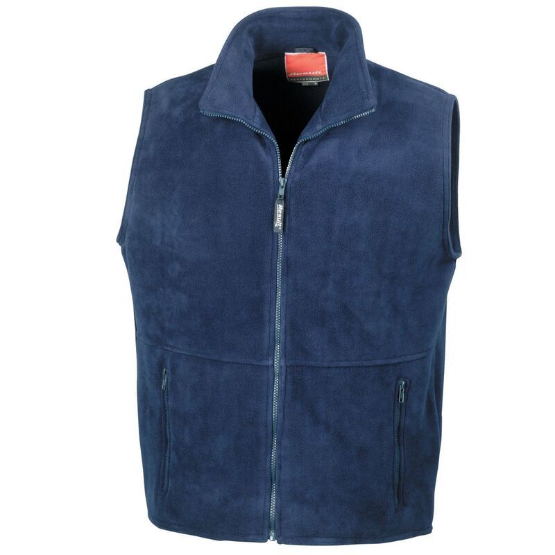 リザルト レディース アウター ジャケット・ブルゾン フリース Result Unisex Adult Polartherm Fleece Lined Body Warmer Navy ネイビー
