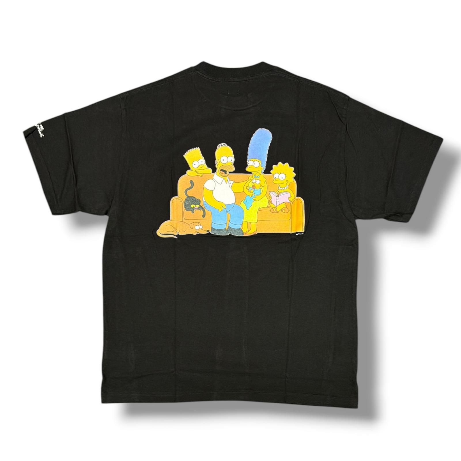 参考上代16500円 未使用 SEQUEL 24AW T-SHIRT BLACK (The Simpsons) ザ・シンプソンズ コラボTシャツ カットソー シークエル SQ-24AW-TSST-01 ブラック L （2295M）