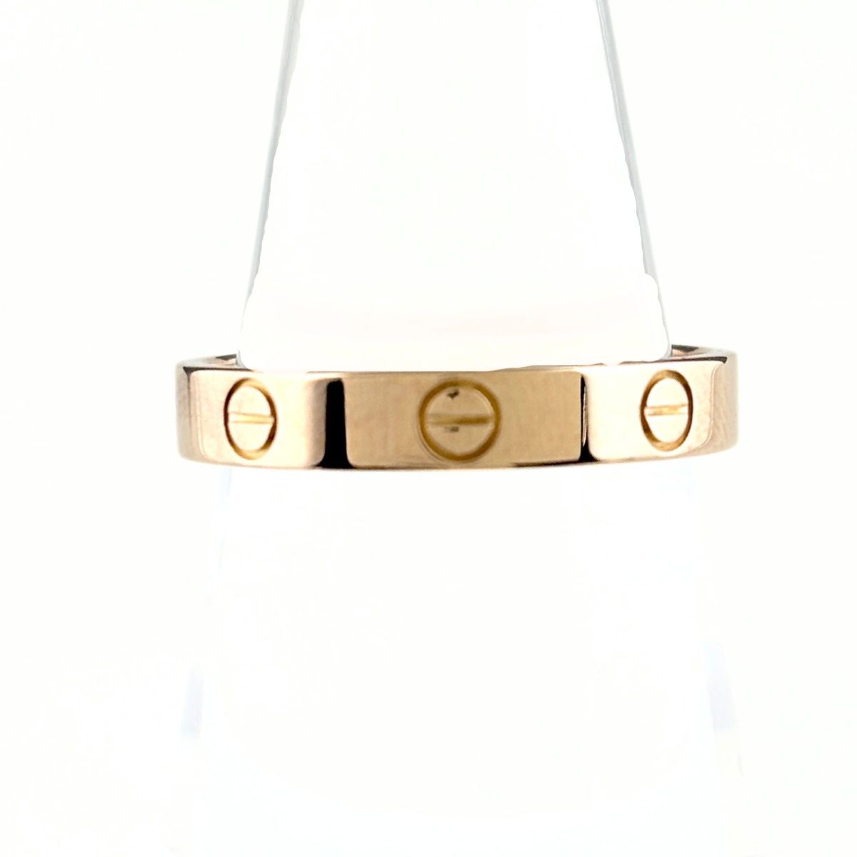 カルティエ CARTIER ミニ ラブ リング PG ピンクゴールド 指輪 リング 18.5号 750 レディース 【中古】