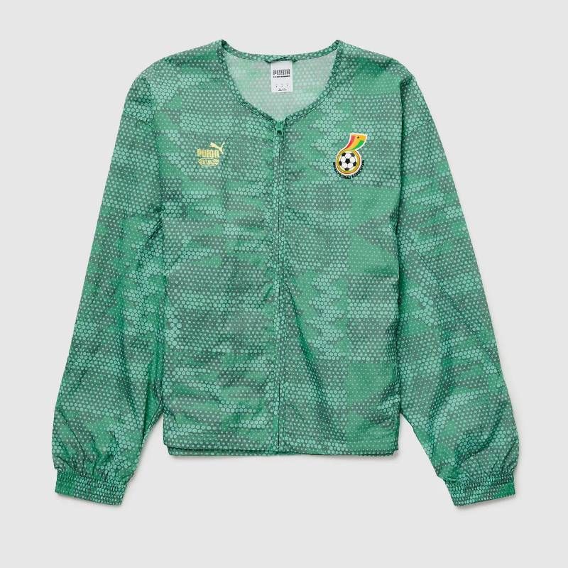 【送料無料・匿名配送】Puma プーマ ガーナ代表 2026 × サレヘ・ベンブリー キング トラック ジャケット ミント 緑 コラボ 新品 正規品