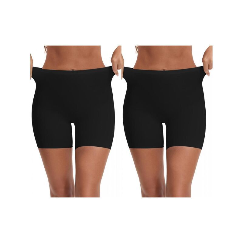 インスパイア シック レディース ボトムス カジュアルパンツ ハイウエスト ショートパンツ INSPIRE CHIC 2 Packs Womenslip Shorts Under Dresseseam