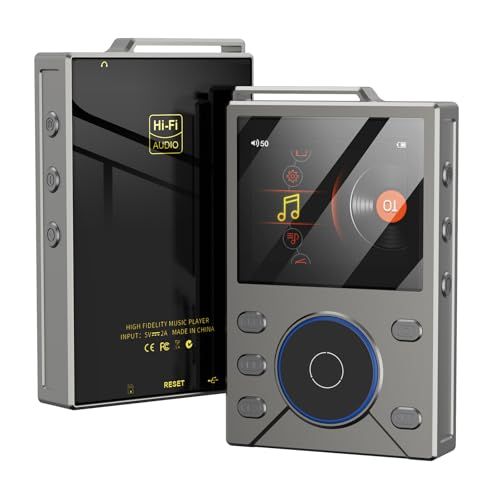 mp3プレーヤー ハイレゾ対応 HiFiロスレス音質 Bluetooth 5.4 音楽プレーヤー 音楽愛好家向け 80GB大容量(16GB内蔵+64GB TFカード付属) HIFIデジタルオーディオプレーヤー Type-C対応 FMラジオ/録 4d6e5f5c