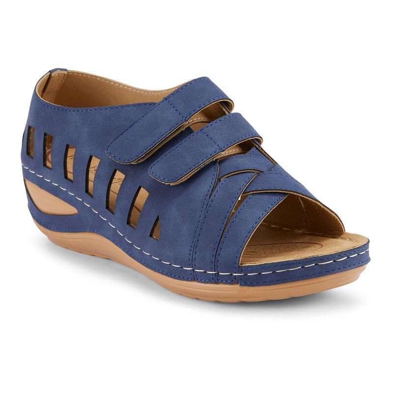 ヘンリーフェレーラ レディース シューズ サンダル Henry Ferrera By Charming Lady Style Indiana Womens Comfort Shoes Blue ブルー