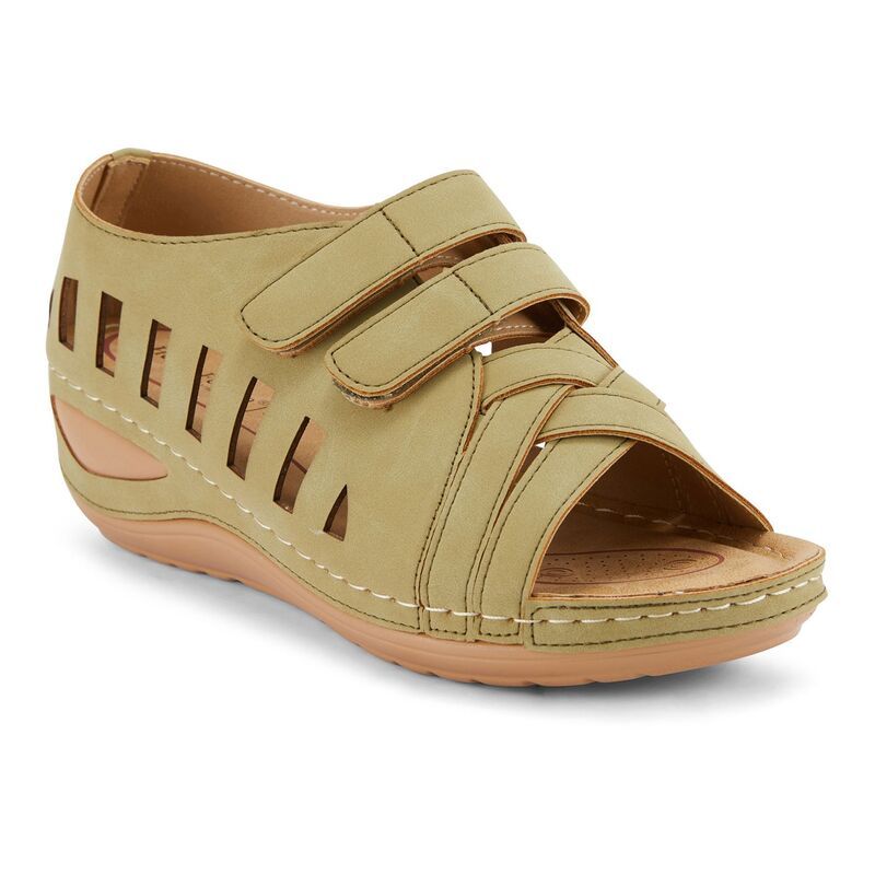 ヘンリーフェレーラ レディース シューズ サンダル Henry Ferrera By Charming Lady Style Indiana Womens Comfort Shoes Green グリ